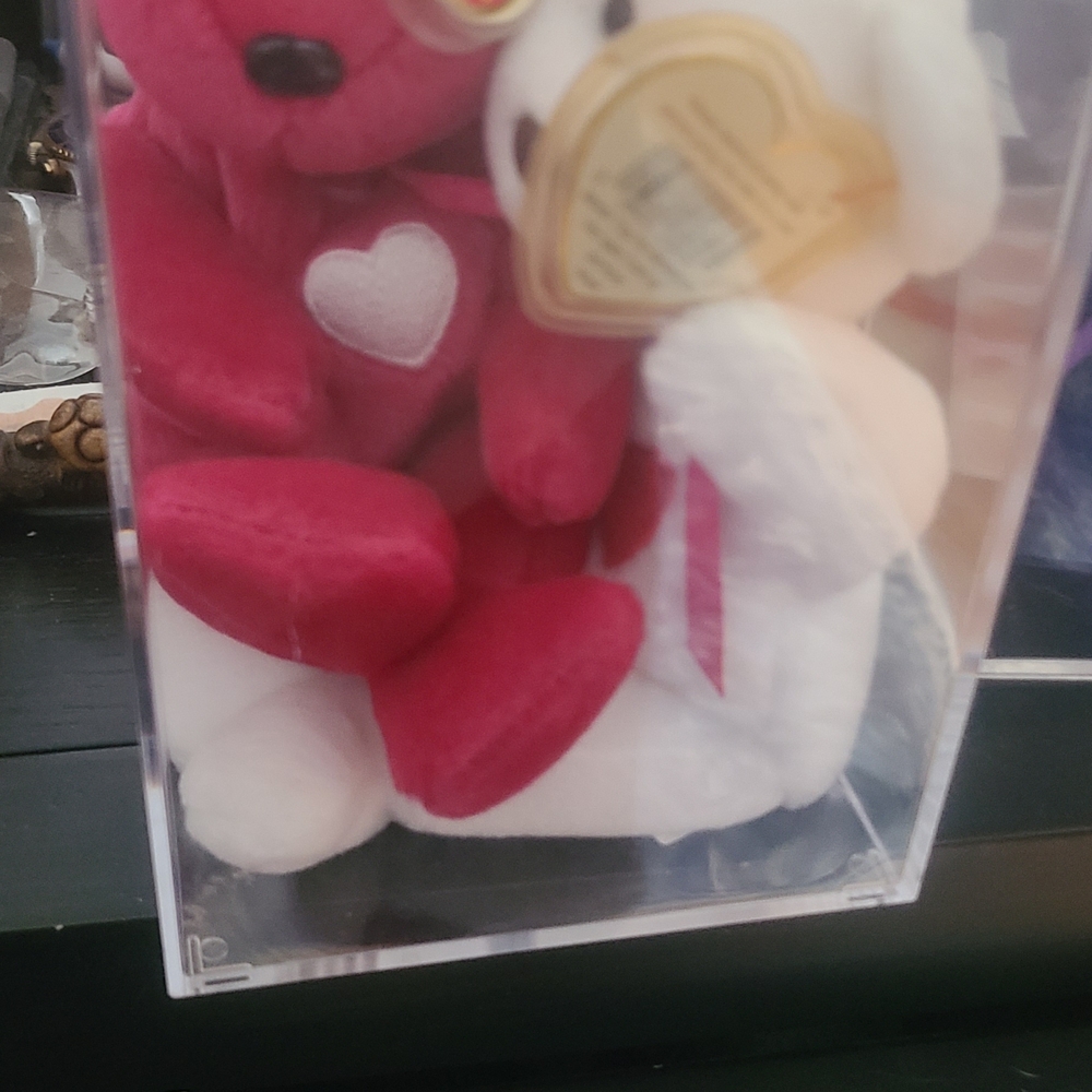 Red and White Heart Teddy Bears
